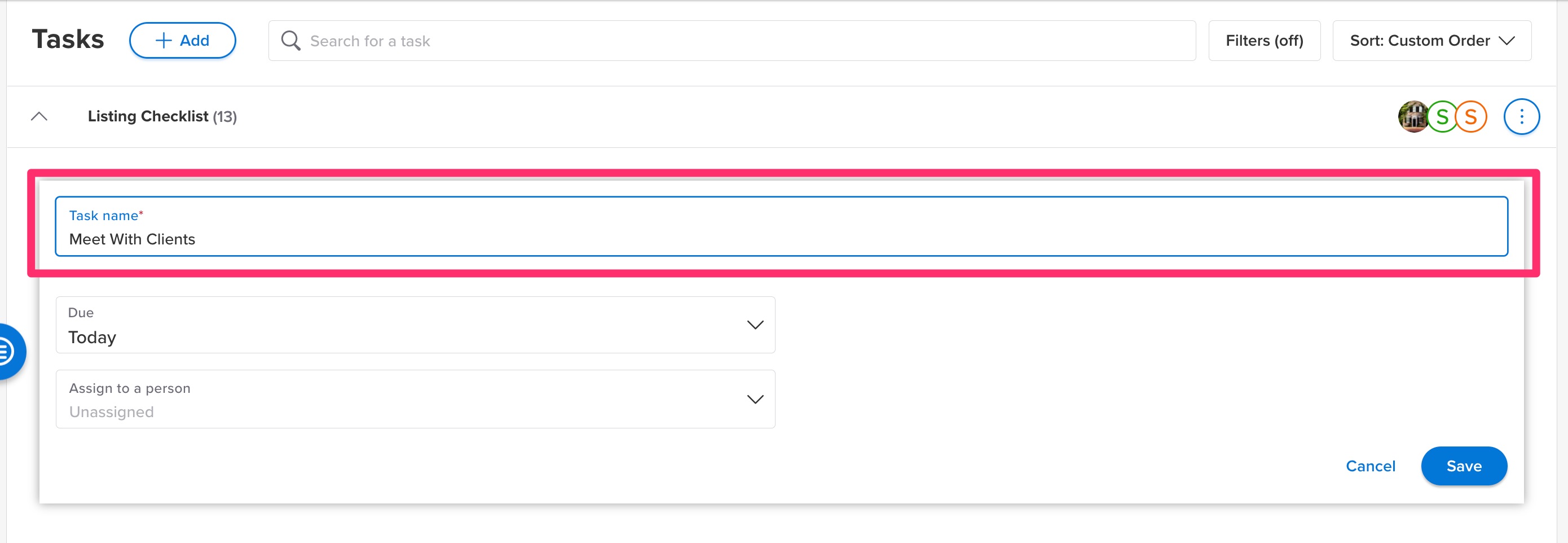 2.0 Adding and Editing Tasks