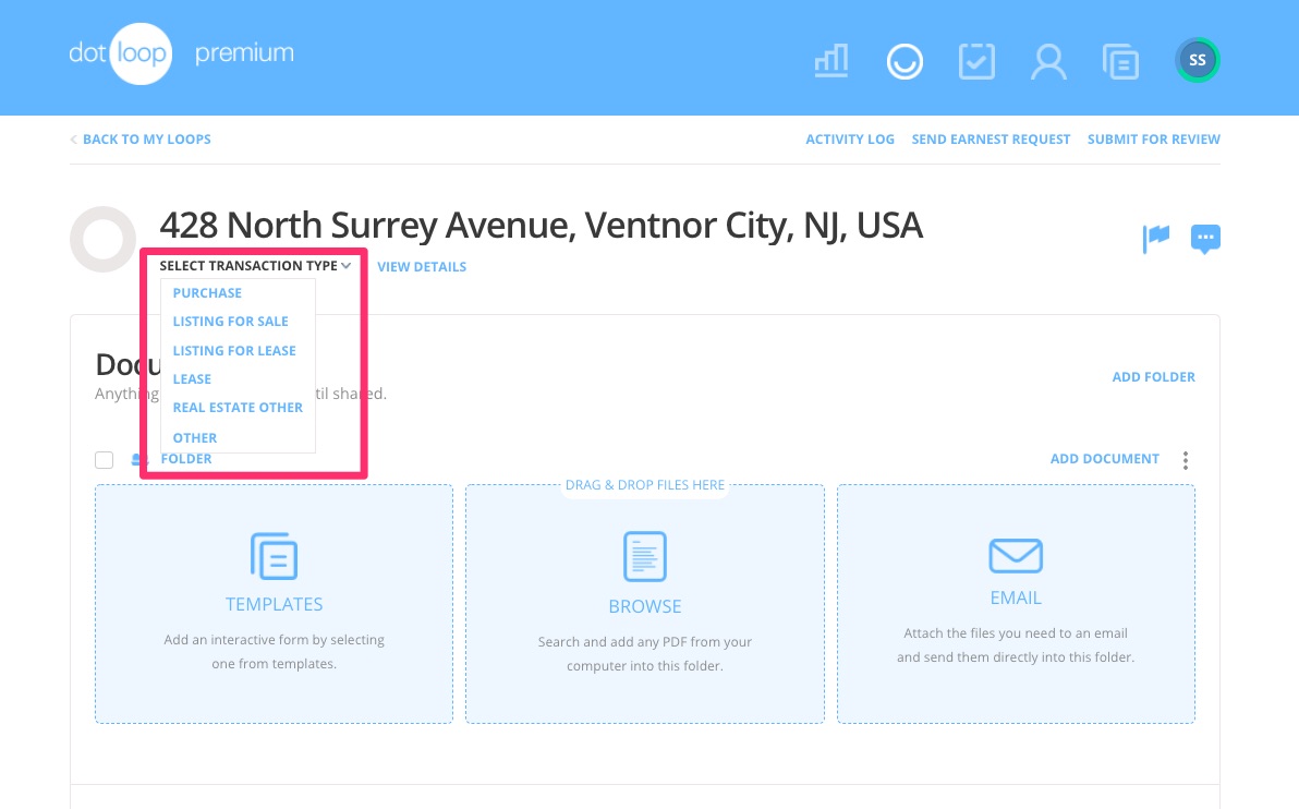 Using a Loop Template