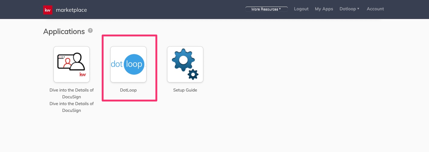 Activating and Connecting Command and dotloop