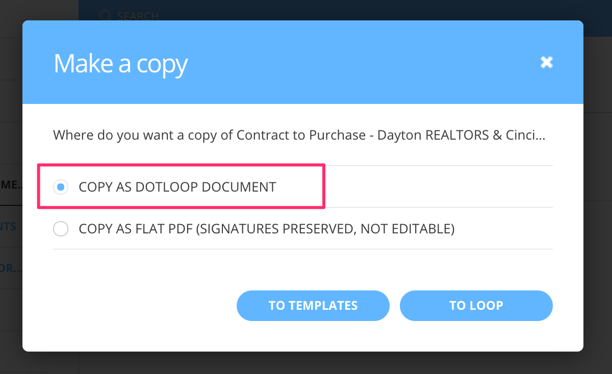 2.0 Adding Document Templates to your Loop from the Templates Section