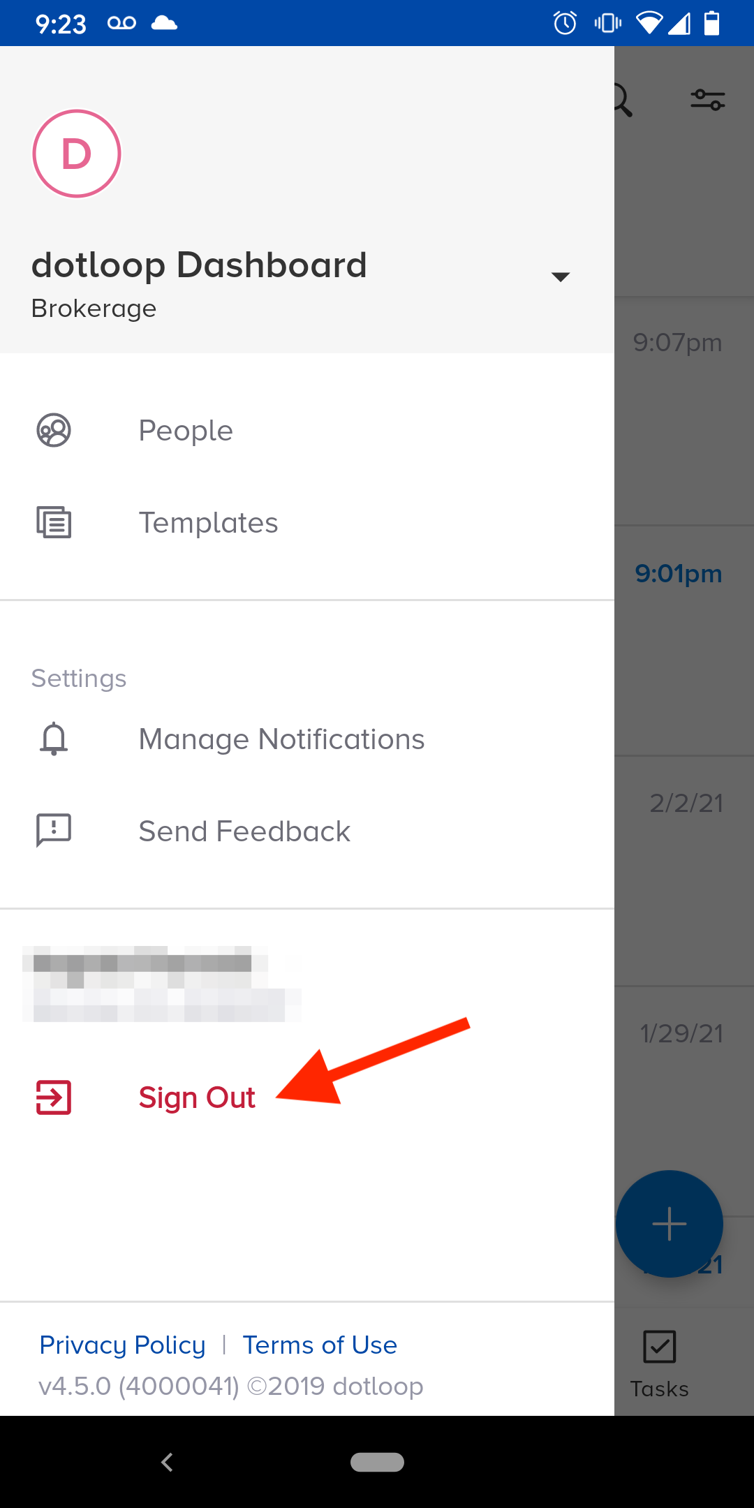 Android - Account Settings