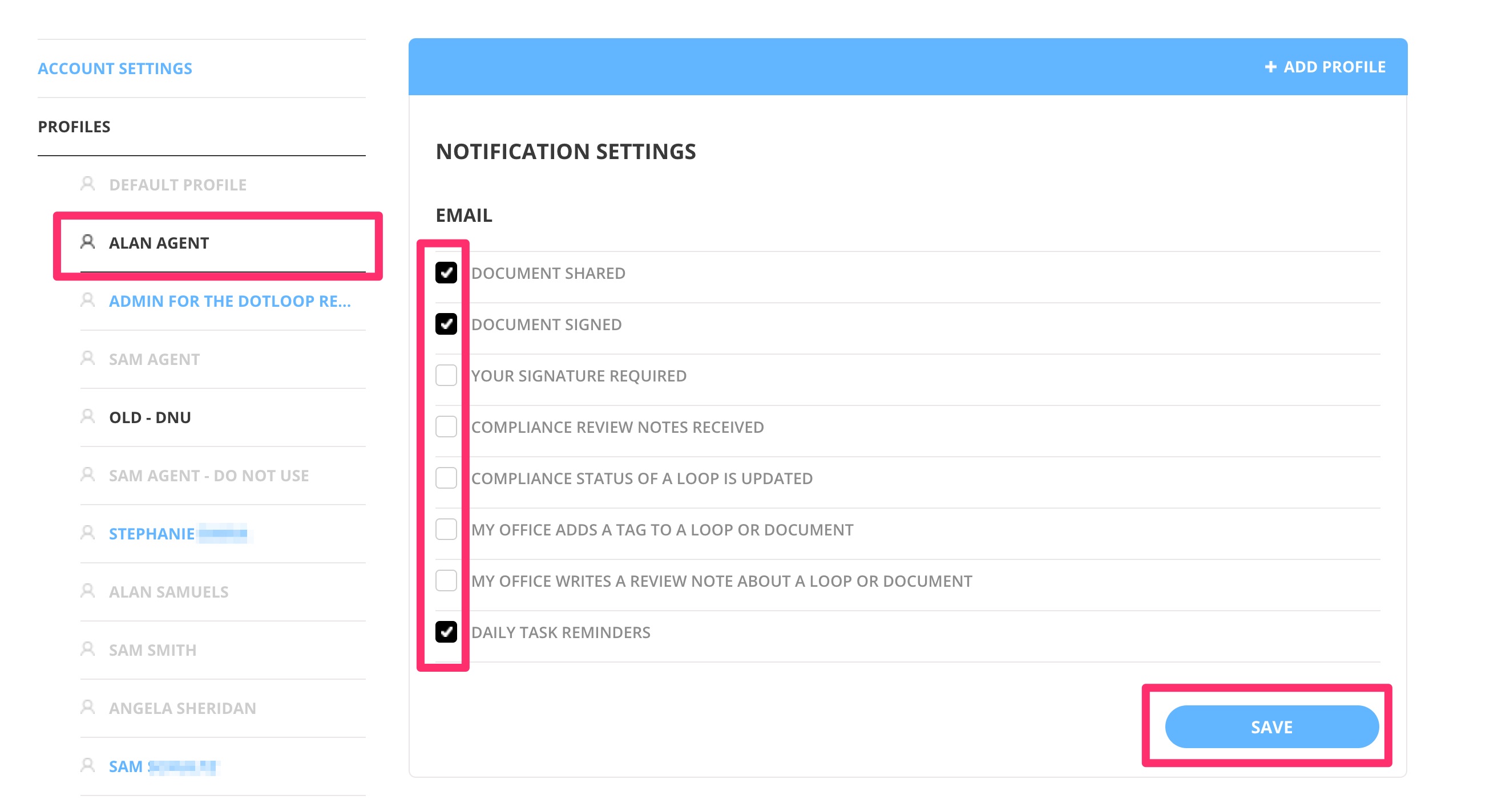 Teams: Admin Notifications