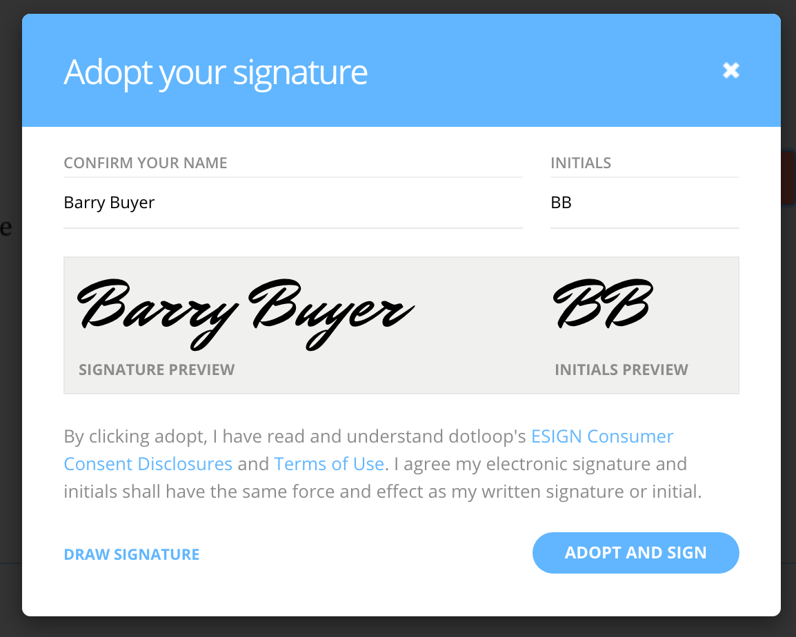Host In-person Signing