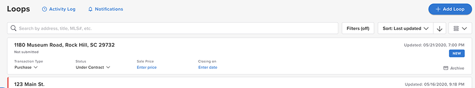 Linking to a dotloop Listing as a Buying Agent